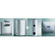 Котел Vaillant atmoVIT VK INT 414 / 1-5 + Бойлер Unistor VIH R 200 + автоматика calorMATIC 630/3 + Группы безопасности бойлера и котла